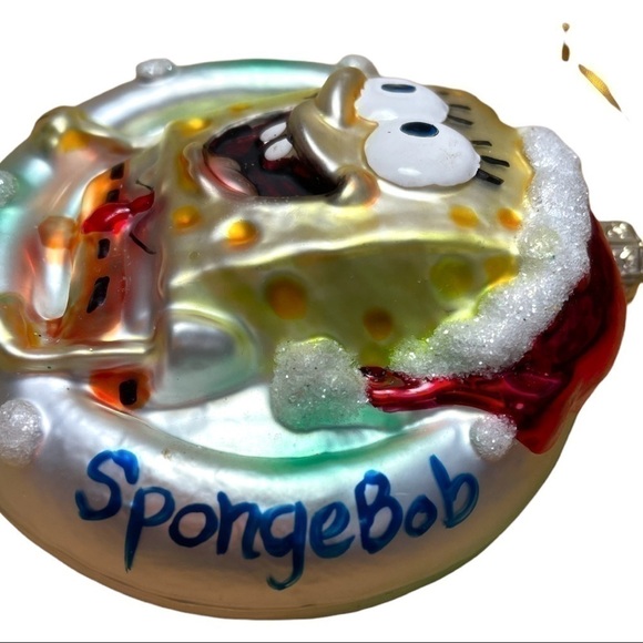 kurt S Adler SpongeBob SquarePants glass ornaments, 2004, Nickelodeon - Picture 8 of 9